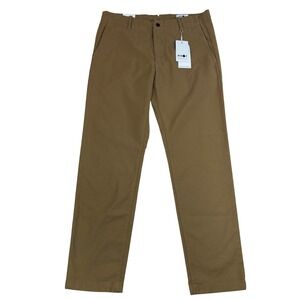 NN07 No Nationality NWT Chino Steven 1987 Chinos Tan Straight Leg Size 33x32